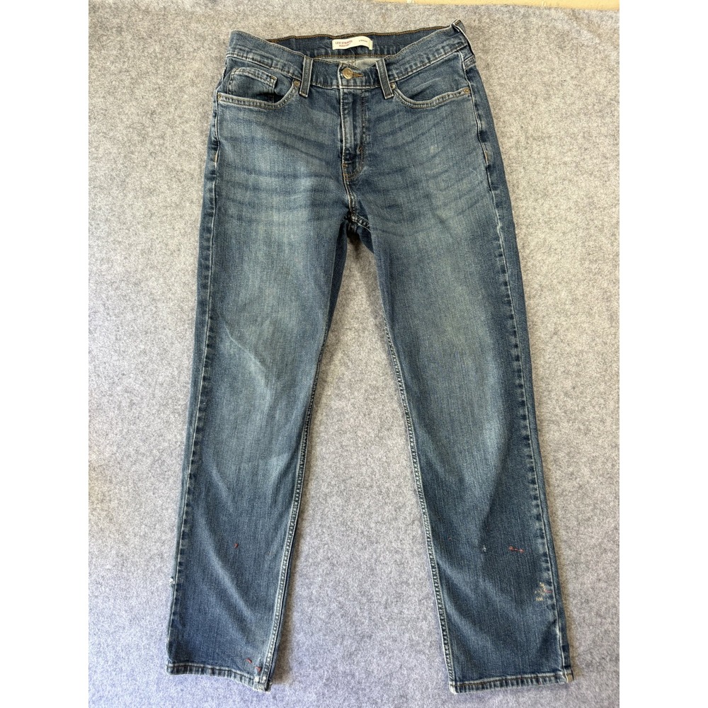 Levi Strauss Womens Signature Straight Jeans 4 Blue Denim Stretch